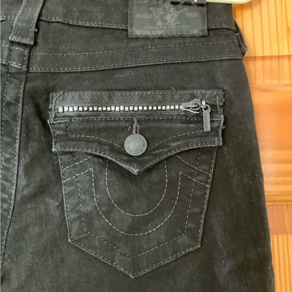 Swarovski crystals True Religion black jeans - Picture 4 of 4